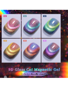 Set de Gel de Uñas Magnético 9D Camaleón Born Pretty 6PCS 2