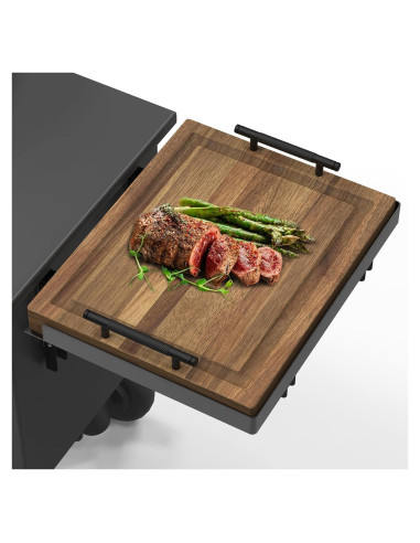 Estante Plegable para Parrilla Sirozi con Tabla de Cortar 39x30cm