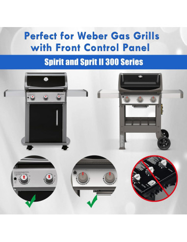 Barras Flavorizer y Quemadores Grillflame para Parrilla Weber Spirit II 300
