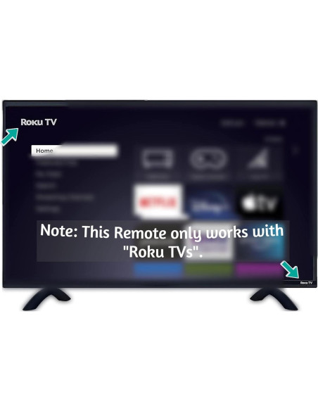 Control Remoto de Reemplazo Element Roku 4K con Accesos Directos Control Remoto de Reemplazo Element Roku 4K con Accesos Directos