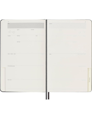 Diario de Pasión Moleskine Cine y TV Tapa Dura Grande Negro 400 Páginas