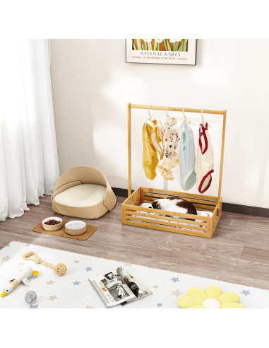 Perchero de Ropa para Bebés y Mascotas BAMBOOHOMIE 67 cm