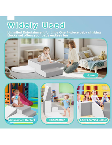 Bloques de Escalada de Espuma TODIBY para Niños 3+ - 4 Piezas