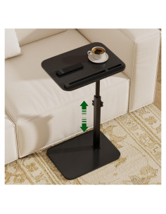 Mesa lateral ajustable Promitop PT-C - Bambú negro 66 cm