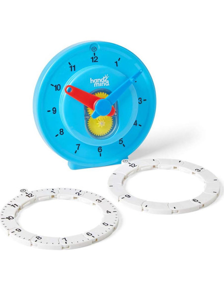 Reloj de Enseñanza Analógico hand2mind para Niños - Juego de 1 Reloj de Enseñanza Analógico hand2mind para Niños - Juego de 1