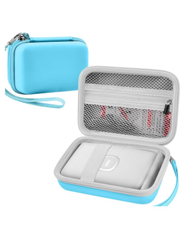 Funda de Transporte Leayjeen para Impresora Fujifilm Instax Mini Link - Azul