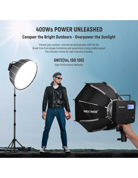 Luz LED Redonda Neewer 70W 45.5cm con Control Remoto 2.4G Luz LED Redonda Neewer 70W 45.5cm con Control Remoto 2.4G