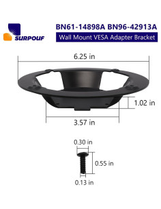 Soporte de Montaje en Pared VESA SURPOUF para Monitores Samsung Odyssey G6 G7 27-49" 2