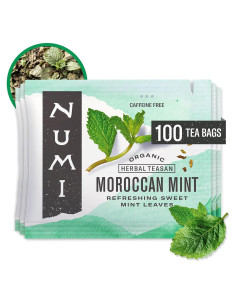 Té Herbal Orgánico Numi Menta Marroquí 100 Bolsitas