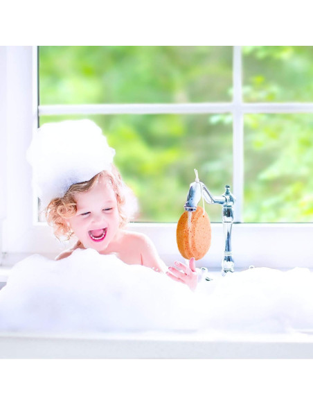 4 Esponjas Suaves Exfoliantes para Baño Boao - Amarillo 4 Esponjas Suaves Exfoliantes para Baño Boao - Amarillo