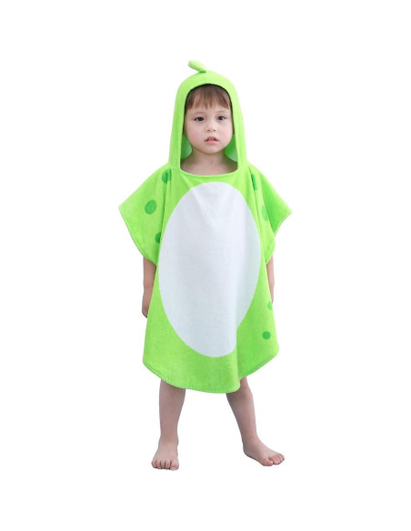 Toalla de baño con capucha dinosaurio LOLANTA 100% algodón 1-3T Toalla de baño con capucha dinosaurio LOLANTA 100% algodón 1-3T