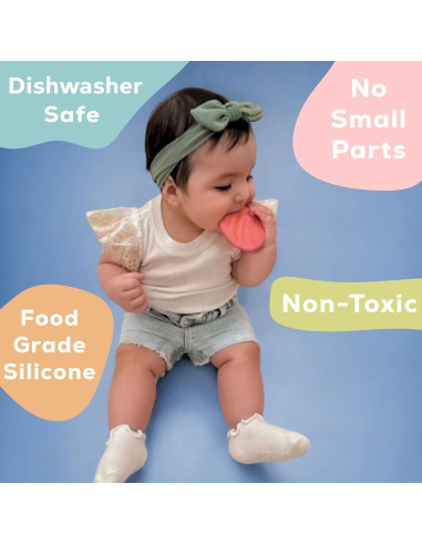 Chupete de Silicona para Bebés Concha - Alivio Dentición 3+ Meses