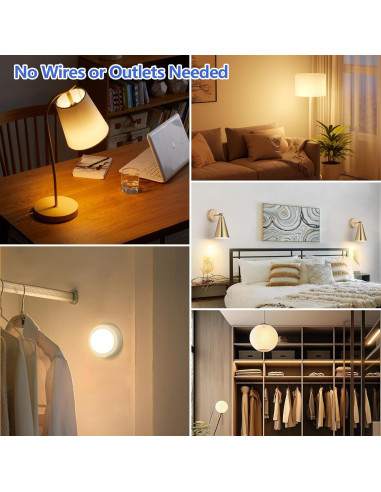 Bombillas LED RGB recargables Benju Lighting E26/E12 - 2 unidades