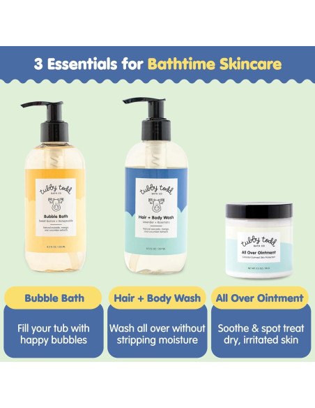 Set de Regalo Tubby Todd para Baño de Bebé - Jabón 240ml, Ungüento 100ml Set de Regalo Tubby Todd para Baño de Bebé - Jabón 240ml, Ungüento 100ml