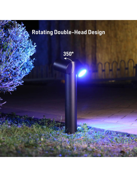 Luces de Camino Inteligentes LEONLITE RGB 12V-24V 800LM - Paquete de 4 Luces de Camino Inteligentes LEONLITE RGB 12V-24V 800LM - Paquete de 4
