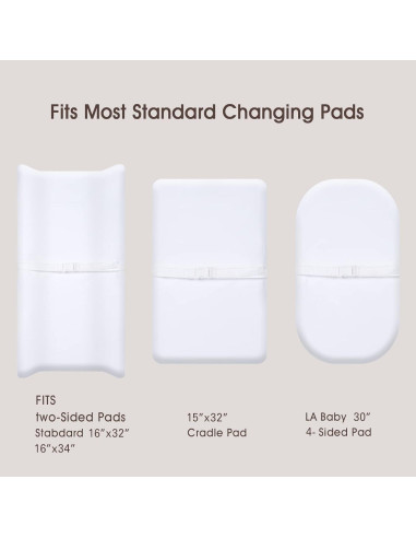 Fundas para Cambiadores de Bebé PHF - Paquete de 2 Microfibra