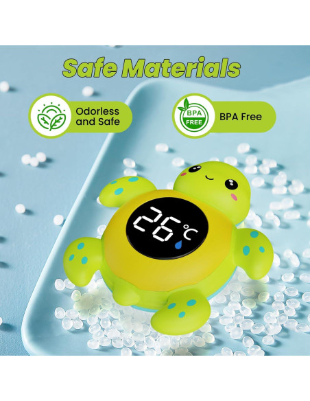 Termómetro 2 en 1 FDK para Baño y Habitación Bebés Tortuga Termómetro 2 en 1 FDK para Baño y Habitación Bebés Tortuga