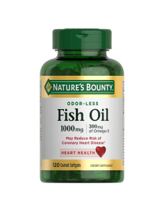 Aceite de Pescado Nature's Bounty 1000mg Omega-3 120 Cápsulas