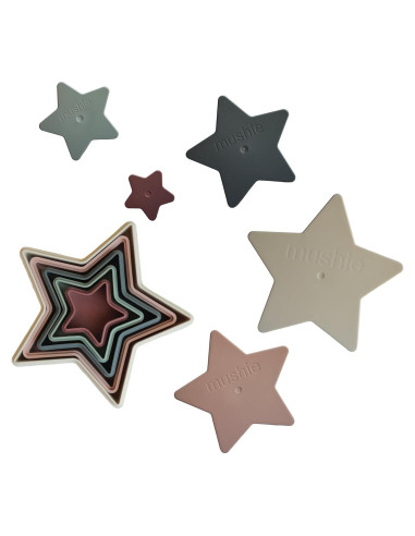 Juguete de Estrellas Anidadas Mushie - Original Dinamarca