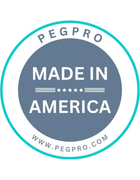 Ganchos de Tablero de Clavos PegPro 2" - 24 Unidades, Negro Ganchos de Tablero de Clavos PegPro 2" - 24 Unidades, Negro