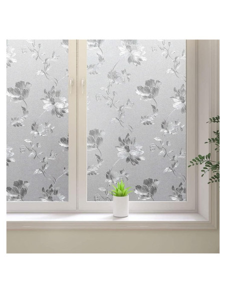 Calcomanías de Vidrio CODOBON Hibisco 60x200 cm Bloqueo UV Calcomanías de Vidrio CODOBON Hibisco 60x200 cm Bloqueo UV