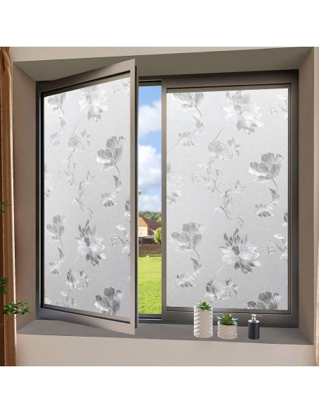 Calcomanías de Vidrio CODOBON Hibisco 60x200 cm Bloqueo UV Calcomanías de Vidrio CODOBON Hibisco 60x200 cm Bloqueo UV