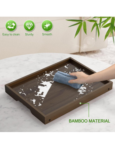 Mesa Bandeja para Cama Artmalle de Bambú Plegable 54x28cm