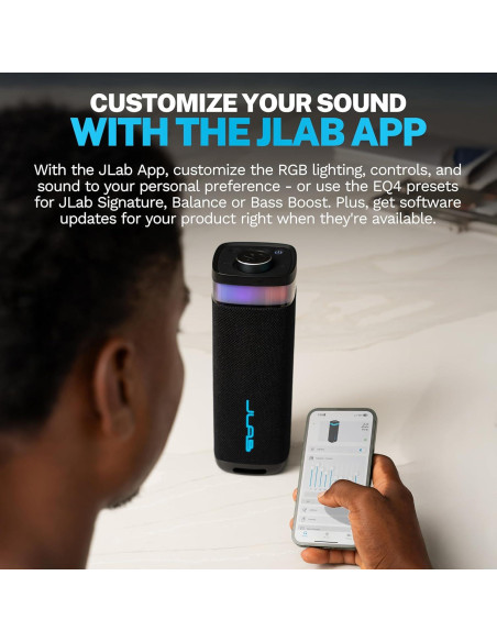 Altavoz Bluetooth JLab JBuds Party Portátil IP56 30W RGB Altavoz Bluetooth JLab JBuds Party Portátil IP56 30W RGB