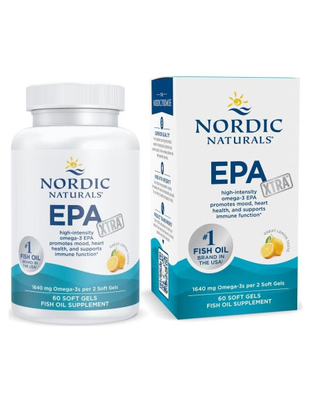 Nordic Naturals EPA Xtra 60 Gelatinas Blandas Limón 1640 mg Omega-3 Nordic Naturals EPA Xtra 60 Gelatinas Blandas Limón 1640 mg Omega-3