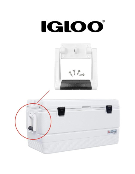 Mango de agarre de goma Igloo para enfriadores 90-100 Qt Mango de agarre de goma Igloo para enfriadores 90-100 Qt