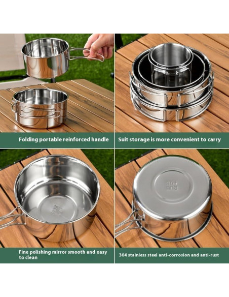 Set de utensilios de cocina para camping TititataOK 12 piezas Set de utensilios de cocina para camping TititataOK 12 piezas