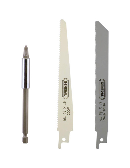 Destornillador y Sierra Multiusos 14 Piezas General Tools 86014 Destornillador y Sierra Multiusos 14 Piezas General Tools 86014
