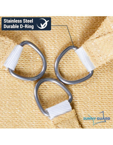 Vela Sombra Rectangular 3.05m x 3.96m SUNNY GUARD Arena UV