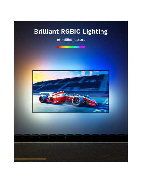 Luz de fondo LED Lytmi LDD31 para TV 56-75" RGBIC Luz de fondo LED Lytmi LDD31 para TV 56-75" RGBIC
