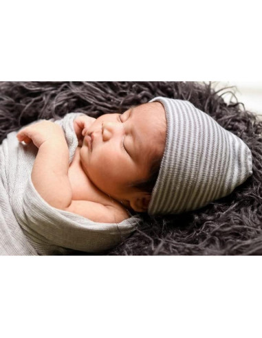 Gorros de Hospital para Recién Nacidos DRESHOW 4 Piezas Algodón