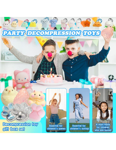 Kit de Juguetes Antiestrés Squishy 19 Piezas - Ideal Niños 4-12 Años Kit de Juguetes Antiestrés Squishy 19 Piezas - Ideal Niños 4-12 Años