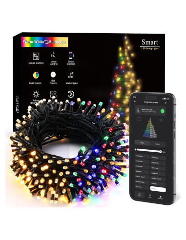 Luces de Navidad Inteligentes ODEETRONIC 30 m 300 LED Multicolor