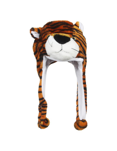 Gorro de Invierno de Peluche Timiot con Cara de Animal Detallada