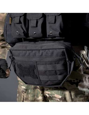 Bolsa Táctica de Caída EXCELENTE ELITE SPANKER Molle Negra