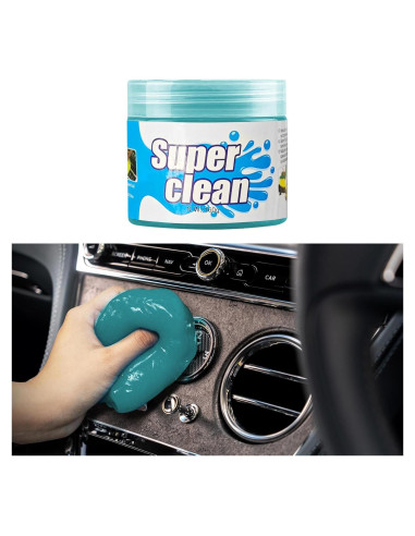 Gel de limpieza para automóviles QZTYTY 150g - Color Azul