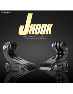 Gancho J Rápido Action Pro para Cámaras de Acción - Ligero y Antideslizante 2