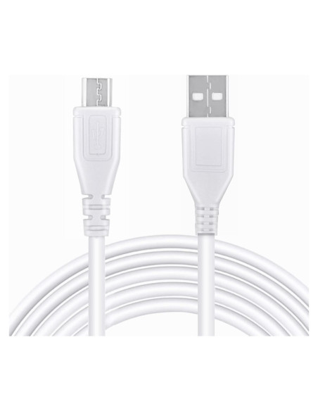 Cable de Carga Micro USB CJP-Geek 1.5m Blanco para COWIN SE7 Cable de Carga Micro USB CJP-Geek 1.5m Blanco para COWIN SE7