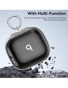 Funda TPU SkyArmor para Powerbeats Pro 2 - Negro Transparente 2