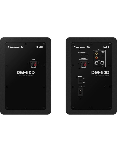 Monitores Activos Pioneer DM-50D 5" con Cables TRS Profesionales Monitores Activos Pioneer DM-50D 5" con Cables TRS Profesionales