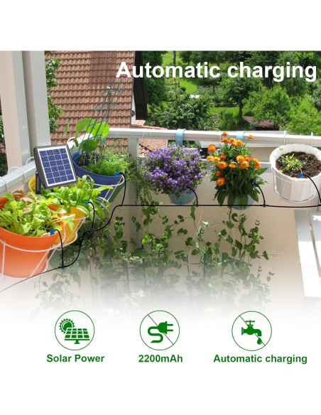 Sistema de Riego Solar Automático RISINGUP 15 Plantas 127 cm Sistema de Riego Solar Automático RISINGUP 15 Plantas 127 cm