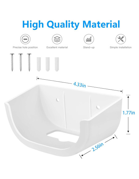 Soporte de pared HOLACA para enrutador eero 6 Wi-Fi 6 sin tornillos Soporte de pared HOLACA para enrutador eero 6 Wi-Fi 6 sin tornillos