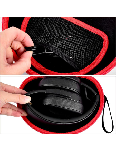 Funda Dura para Auriculares Skullcandy y Beats - Negra Funda Dura para Auriculares Skullcandy y Beats - Negra