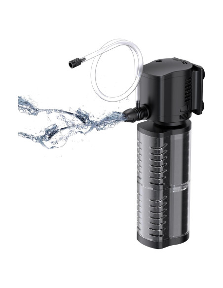 Filtro de Acuario FREESEA 5W 132GPH para 10-35 Galones Filtro de Acuario FREESEA 5W 132GPH para 10-35 Galones