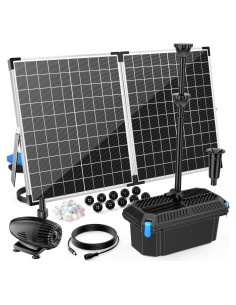 Filtro de Estanque Solar Antfraer 55W con Bomba y Boquillas