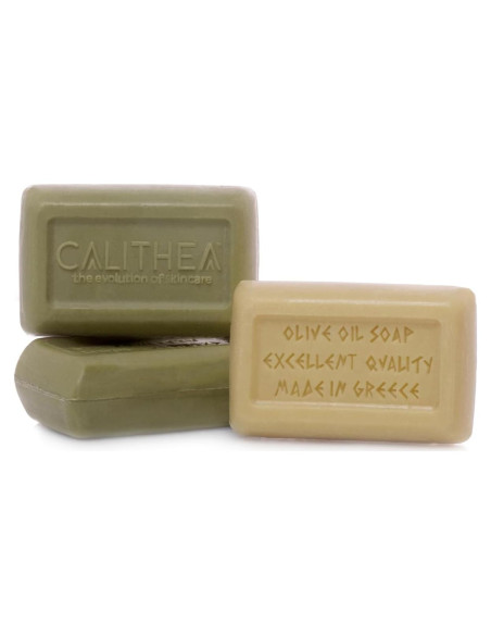 Jabón Natural Calithea 3 Pack - Aceite de Oliva y Argán 300g Jabón Natural Calithea 3 Pack - Aceite de Oliva y Argán 300g